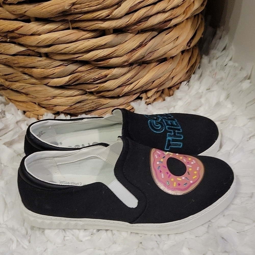 Circus by sam edelman charlie-22 black slipon sneakers size 7.5M
